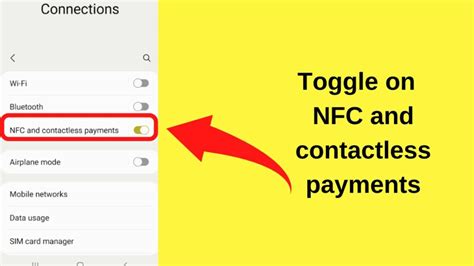 how to enable nfc on android